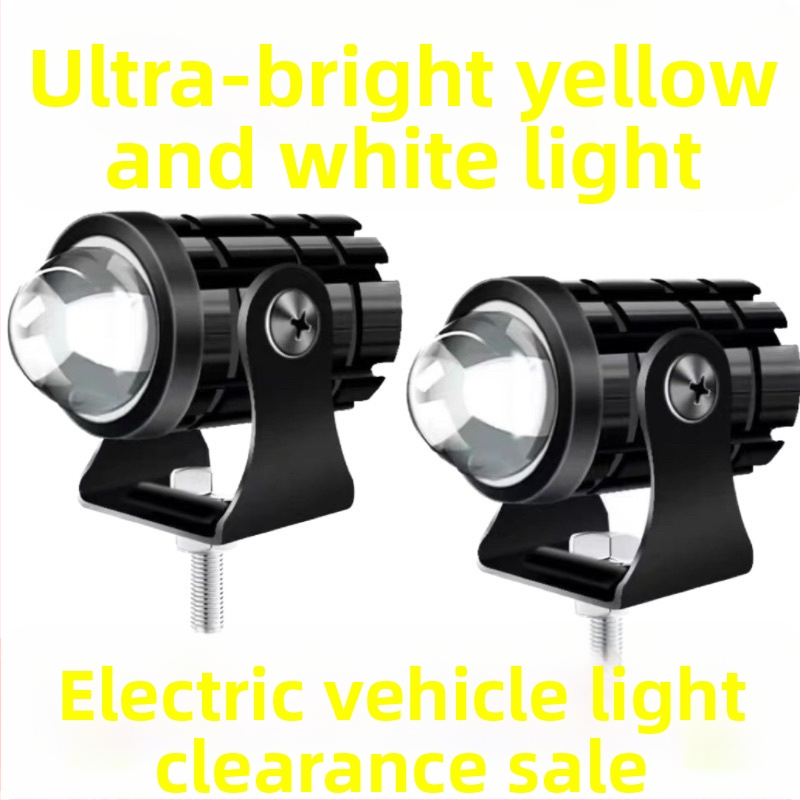 Vonkajší LED laserový reflektor pre motocykle a elektrické vozidlá, mimoriadne jasný, 12–60V