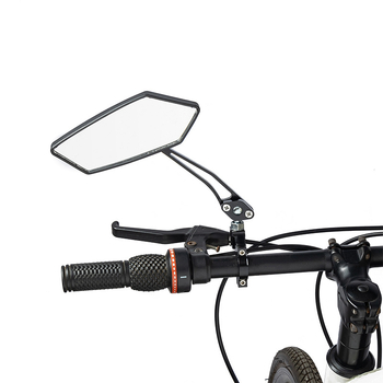 Задно огледало за велосипед и мотоциклет – алуминиев плосък рефлектор, въртящо се и сгъваемо, HD широко зрително поле, марка Kesen, тегло 0.4 кг