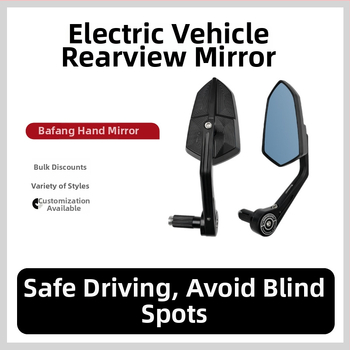 Fangyu zrkadlo na riadidlá – hliníková zliatina, štvorcové sklo, pravostranný závit, pre dvojkolesové vozidlo