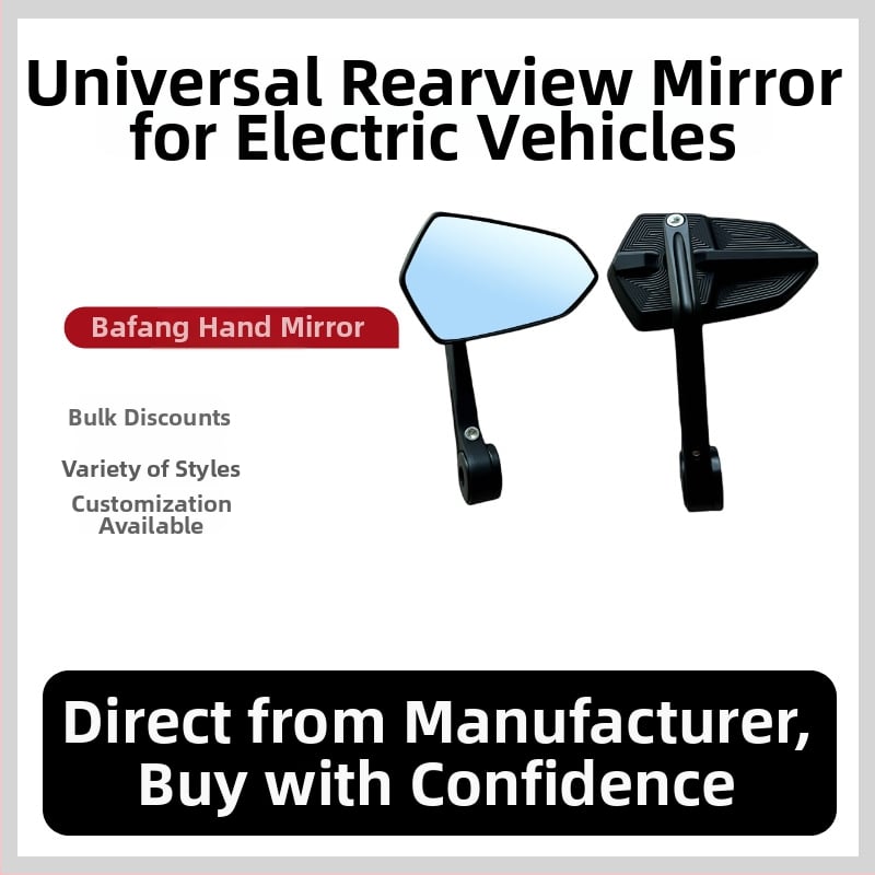 Fangyu zrkadlo na riadidlá – hliníková zliatina, štvorcové sklo, pravostranný závit, pre dvojkolesové vozidlo