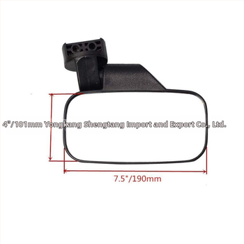 GOOFIT súprava na výmenu spätného zrkadla pre UTV, off-road, štvorcové zrkadlo, upevnenie pozitívnymi zubami, model UTV-Q004