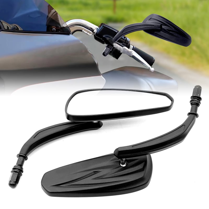 Motocykelné spätné zrkadlo – konvexné sklo, kryt ABS, model JP-2879, značka JP, kompatibilné s väčšinou vozidiel