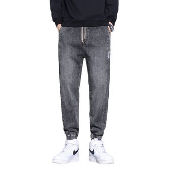 Muške traperice Vintage Slim Fit, duge, s flis podstavom, mješavina pamuka i poliestera (66,2% pamuk, 32,3% poliestera, 1,5% elastan), pranjem