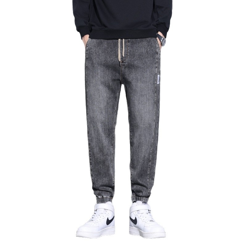 Muške traperice Vintage Slim Fit, duge, s flis podstavom, mješavina pamuka i poliestera (66,2% pamuk, 32,3% poliestera, 1,5% elastan), pranjem