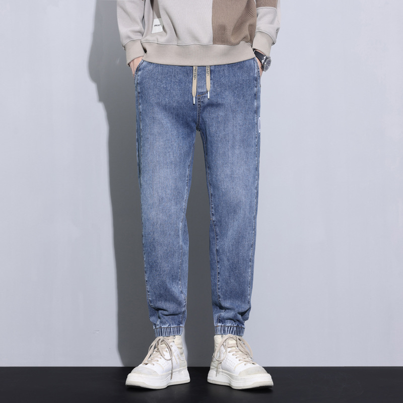 Muške traperice Vintage Slim Fit, duge, s flis podstavom, mješavina pamuka i poliestera (66,2% pamuk, 32,3% poliestera, 1,5% elastan), pranjem
