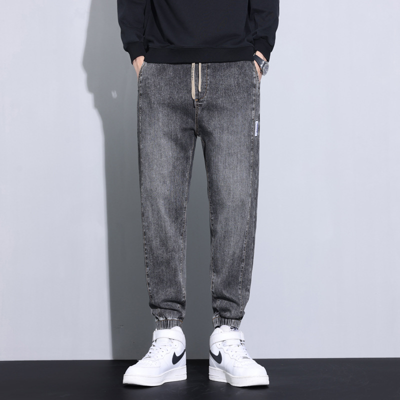Muške traperice Vintage Slim Fit, duge, s flis podstavom, mješavina pamuka i poliestera (66,2% pamuk, 32,3% poliestera, 1,5% elastan), pranjem
