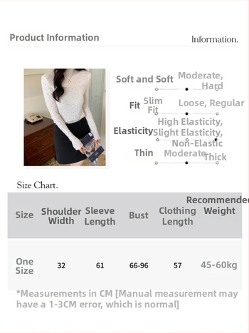 Pulover tricotat cu model polka dot, guler înalt, mâneci lungi, croială Slim, amestec poliester-acril (<30% acril), 50–70% poliester