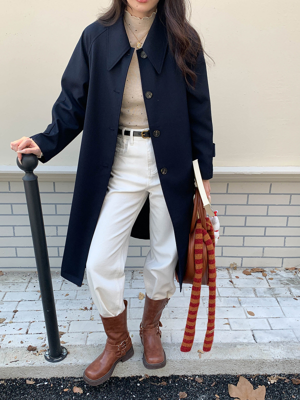 Pulover tricotat cu model polka dot, guler înalt, mâneci lungi, croială Slim, amestec poliester-acril (<30% acril), 50–70% poliester