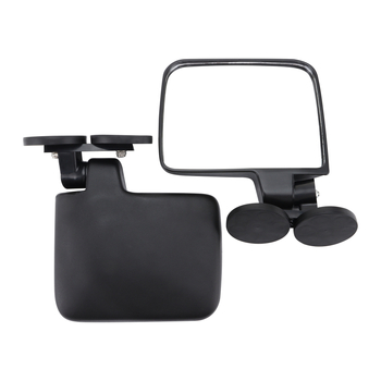 Magnetično retrovizor za golf kolica — kvadratno stakleno ogledalo, model E036-074, montaža s pozitivnim zubima, izvrsna otpornost na udarce