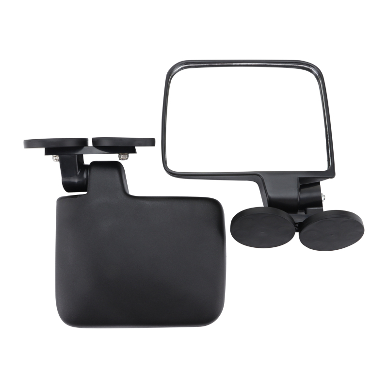 Magnetično retrovizor za golf kolica — kvadratno stakleno ogledalo, model E036-074, montaža s pozitivnim zubima, izvrsna otpornost na udarce