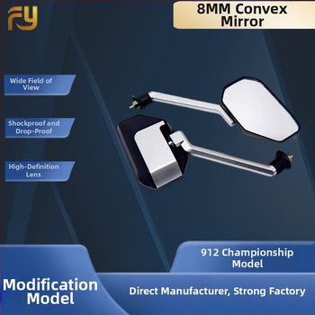 Zadné zrkadlo 912, ploché zrkadlo, materiál zrkadla PP, pre motocykle a elektrické vozidlá