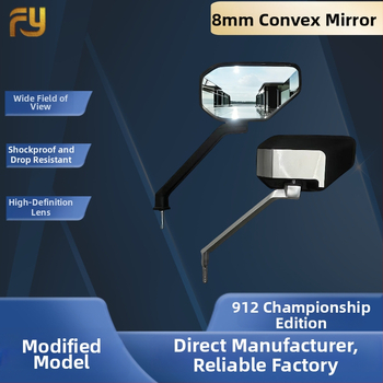 Zadné zrkadlo 912, ploché zrkadlo, materiál zrkadla PP, pre motocykle a elektrické vozidlá