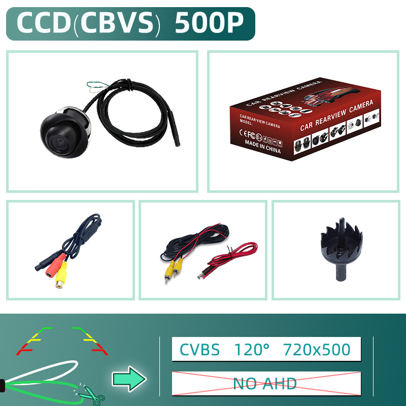 JF-050 360° panoramatická autokamera s nočným videním, 520TVL, 12V napájanie, 170° uhol pohľadu