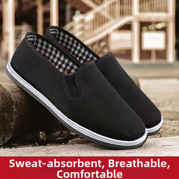 Textilné ploché topánky – guľatý nos, bavlnená vrchná časť, nízky strih, priedušná podrážka, lisovaná podrážka