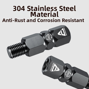 Zrkadlo spätného pohľadu, ZGLS25, nerezový výškový skrut, ploché zrkadlo, závit 1,25 mm