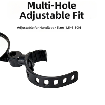 Mojiosaurus univerzálne malé guľaté konvexné spätné zrkadlo pre elektrické autá, motocykle a bicykle – rýchle uvoľnenie