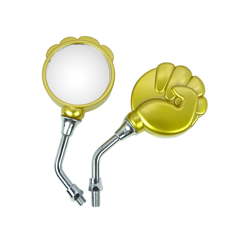 Zadné zrkadlo pre elektrický motocykel – model Stone, guľaté zrkadlo, kryt ABS, sklenené zrkadlo