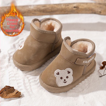 Členkové topánky z umelej kože HY-4, európsko-americký štýl, pre deti 1-6 rokov