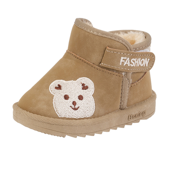 Členkové topánky z umelej kože HY-4, európsko-americký štýl, pre deti 1-6 rokov