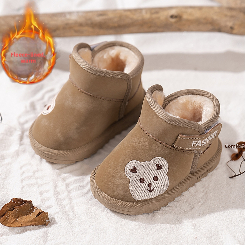 Členkové topánky z umelej kože HY-4, európsko-americký štýl, pre deti 1-6 rokov