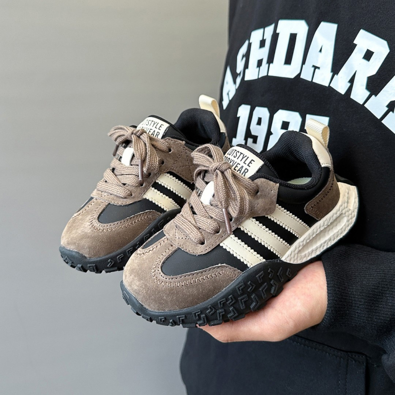 Dječje tenisice za trčanje, unisex, Velcro zatvarač, gornji dio od umjetne kože, gumeni potplat