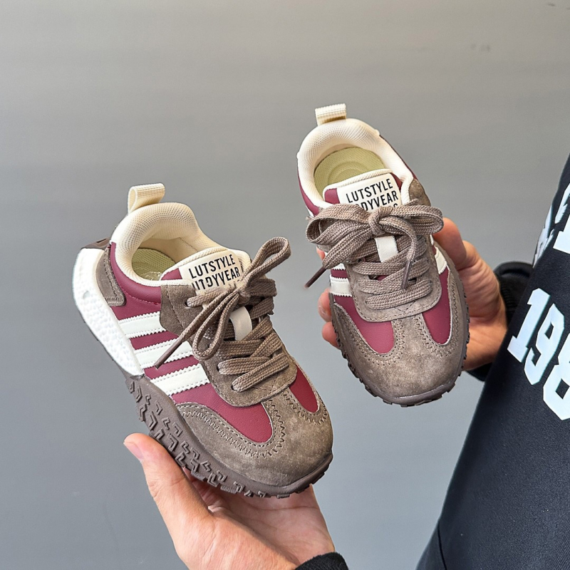 Dječje tenisice za trčanje, unisex, Velcro zatvarač, gornji dio od umjetne kože, gumeni potplat