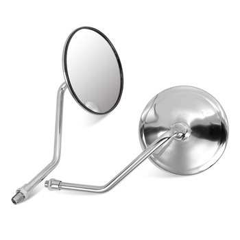 Zadné zrkadlo GN125-2, mikrokonvexné, kovový kryt, sklenené zrkadlo, pre motocykl Prince GN125