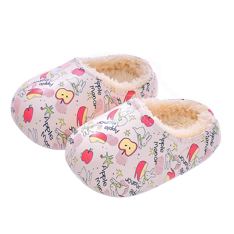 Detské EVA papuče s potlačou – na vnútorné použitie, vodotesné, protišmykové, uzavretá špička