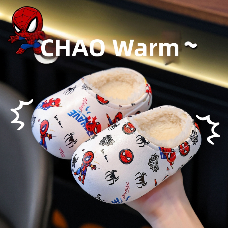 Detské EVA papuče s potlačou – na vnútorné použitie, vodotesné, protišmykové, uzavretá špička