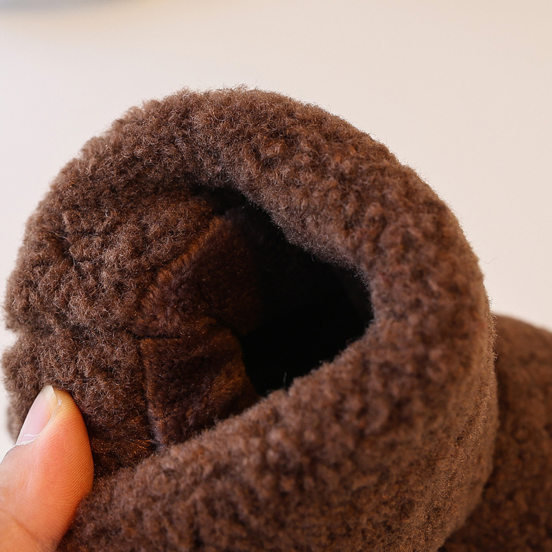 Dievčenské zimné členkové topánky, korejský štýl, kožušinový vrchný materiál, Bella FC-501, pre vek 4–16 rokov