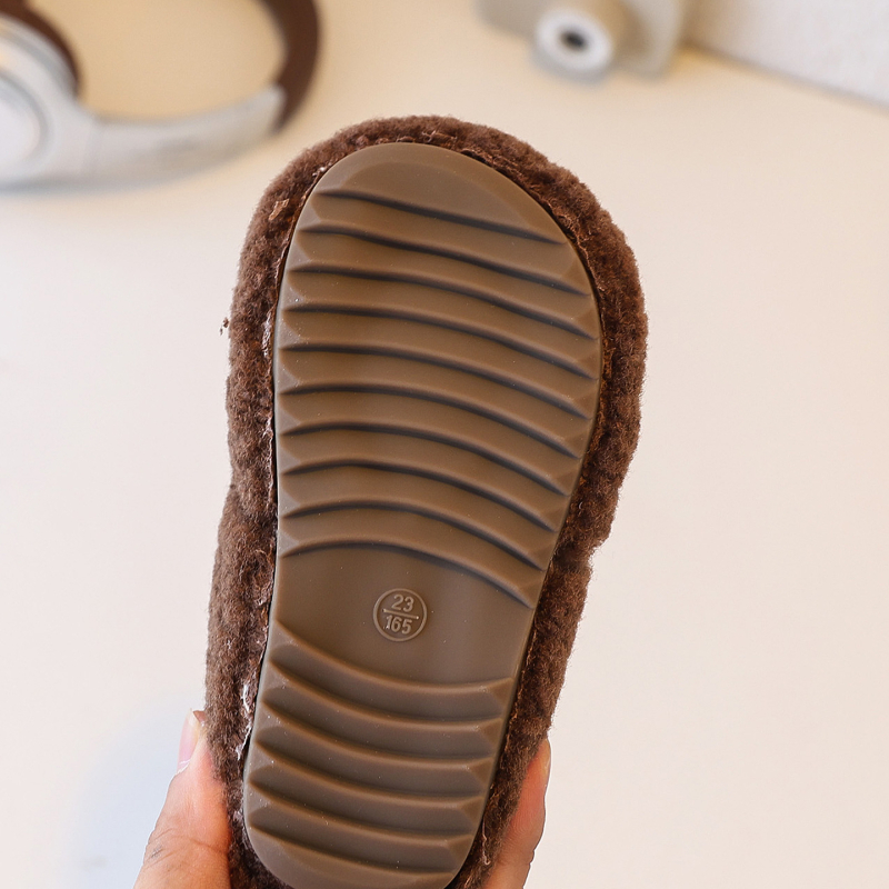 Dievčenské zimné členkové topánky, korejský štýl, kožušinový vrchný materiál, Bella FC-501, pre vek 4–16 rokov