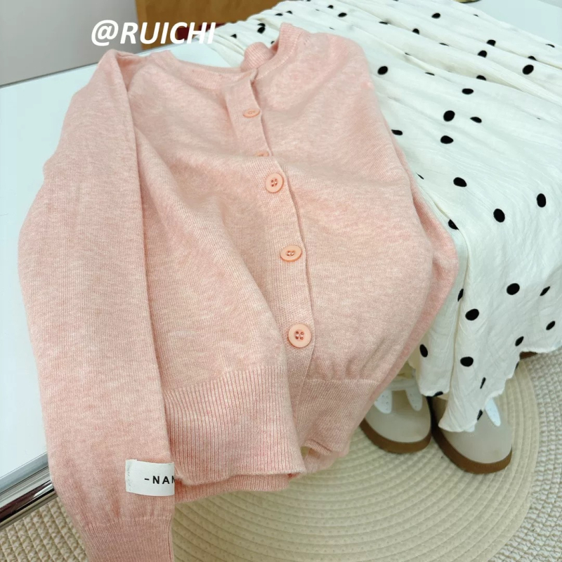 Cardigan tricotat din viscoză, mânecă lungă, guler rotund, primăvara 2025, stil urban