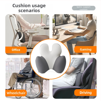 Lianda opora bedra s pamäťovou penou pre kanceláriu a auto, nordický štýl, univerzálne uchytenie, všetky ročné obdobia