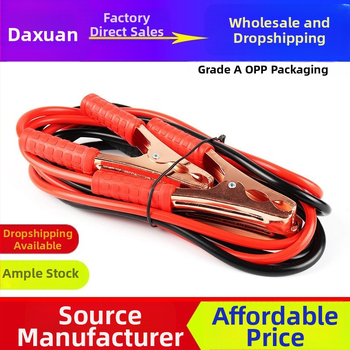 Hop-Hyun sadfight 500A automobiļu iedarbības kabelis ar vara vadītājiem, ārkārtas iedarbināšana, pielāgojama