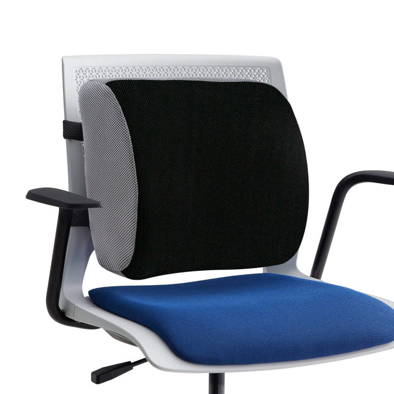 Perne lombare cu spumă de memorie, respirabilă, suport ergonomic pentru birou, personalizabilă