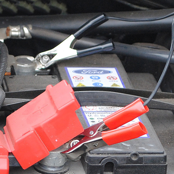 Clema pentru baterie auto — cupru pur, universală, clemă mare, cablu de pornire