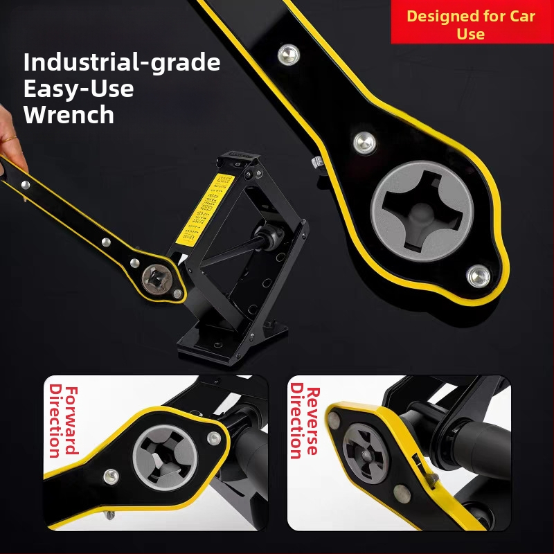 Jingfeng ratš atslēga auto – rokas universālais instruments riepu maiņai, modelis 1818, augstas kvalitātes tērauds