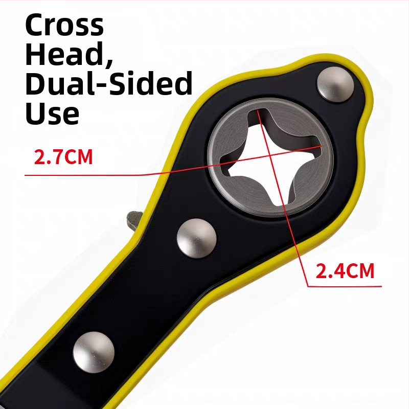 Jingfeng ratš atslēga auto – rokas universālais instruments riepu maiņai, modelis 1818, augstas kvalitātes tērauds
