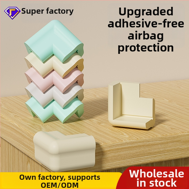 Shield Dad Dieťa stôl roh ochranný roh - Pravouhlý, proti kolíziám, balenie 100 kusov