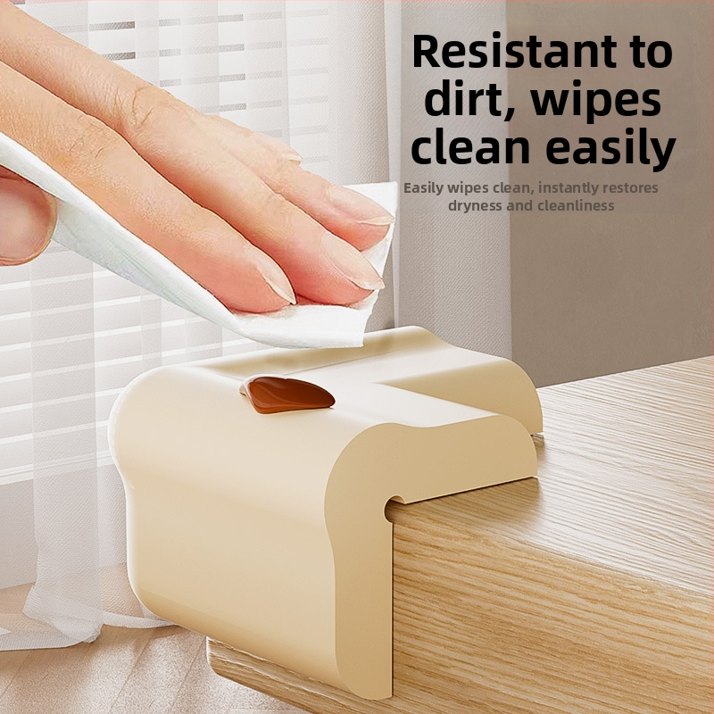 Shield Dad Bērnu galda stūra aizsargs - taisnstūrveidīgs stūra aizsargs pret triecieniem, iepakojums 100