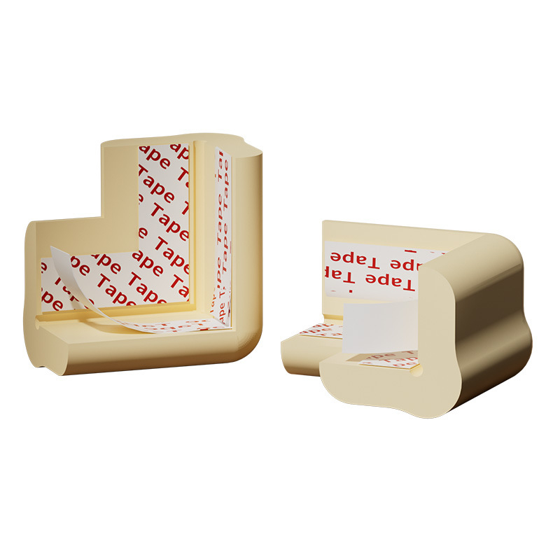 Shield Dad Dieťa stôl roh ochranný roh - Pravouhlý, proti kolíziám, balenie 100 kusov