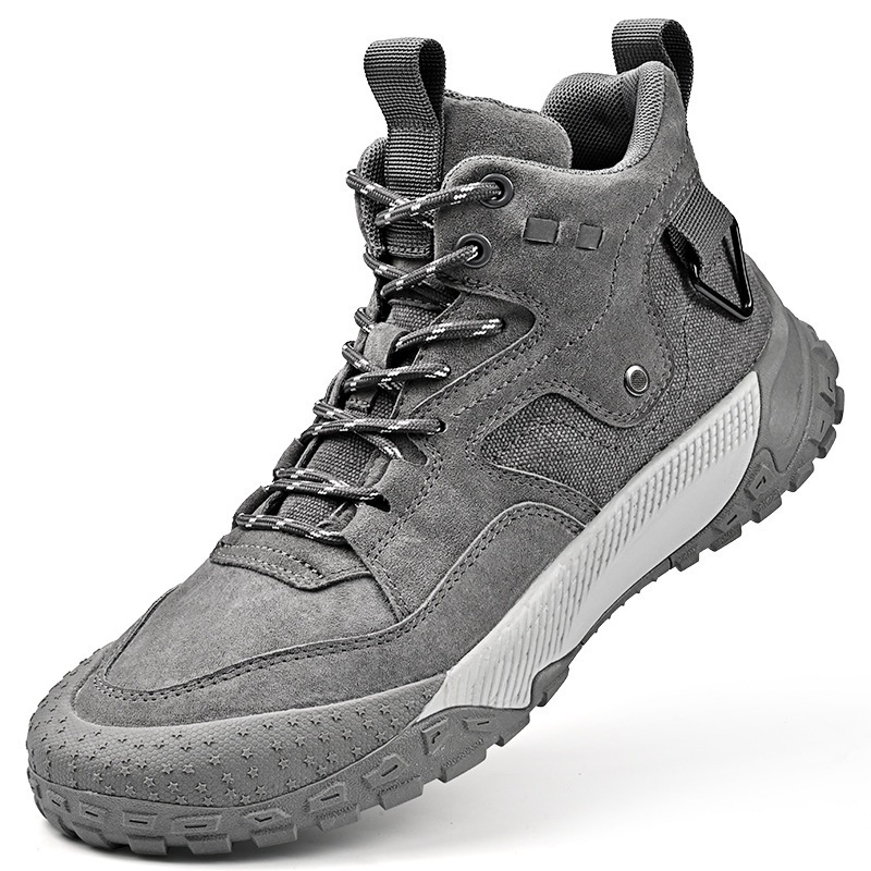 Pánske zimné čižmy Martin s fleecovou výstelkou, vrchná časť z velúru, gumová podrážka, slip-on