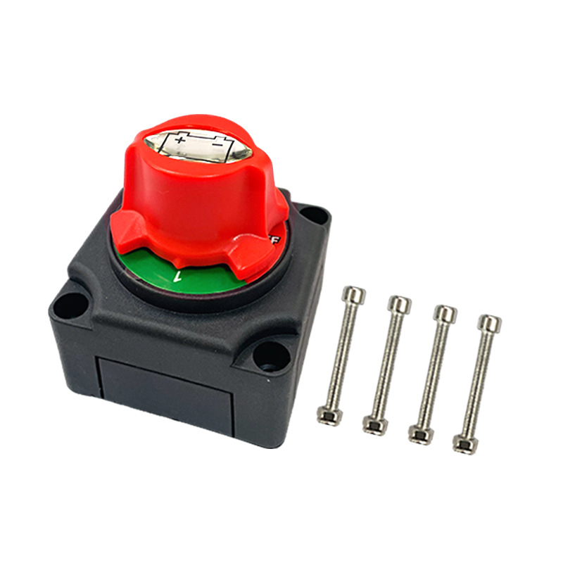 Comutator dual de baterii cu buton detașabil, model A1201-S, 12V 300A (1000A vârf)