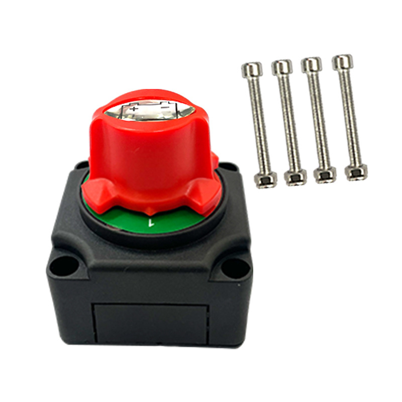 Comutator dual de baterii cu buton detașabil, model A1201-S, 12V 300A (1000A vârf)