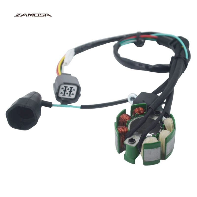 Статорна намотка за Kawasaki KX250F и Suzuki RM-Z250 | Модели: KX250F 05-08, RM-Z250 05-06 | Марка: ZAMOSA | OEM: 21003-0015 / K2100-30027