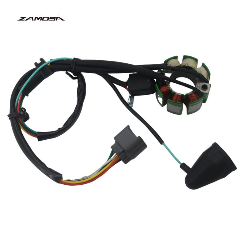 Статорна намотка за Kawasaki KX250F и Suzuki RM-Z250 | Модели: KX250F 05-08, RM-Z250 05-06 | Марка: ZAMOSA | OEM: 21003-0015 / K2100-30027