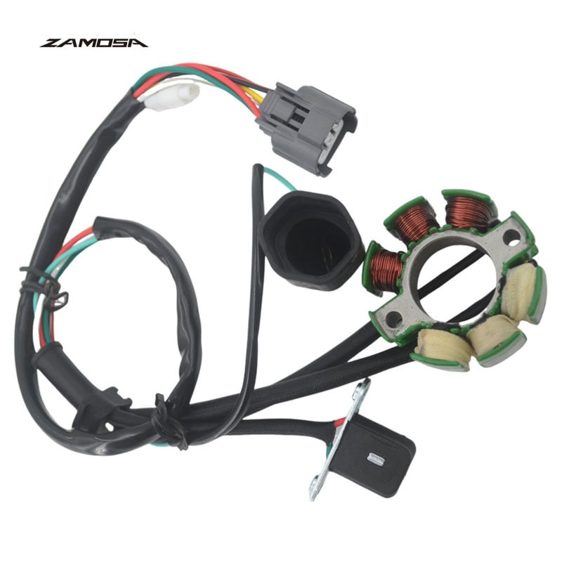 Статорна намотка за Kawasaki KX250F и Suzuki RM-Z250 | Модели: KX250F 05-08, RM-Z250 05-06 | Марка: ZAMOSA | OEM: 21003-0015 / K2100-30027
