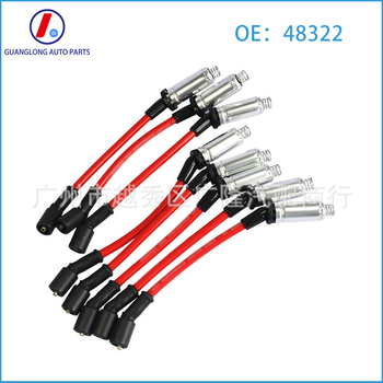 Vysokonapäťový vodič zapaľovania pre GM Chevrolet, model M8-48322, sada, značka gl, hmotnosť 650 g