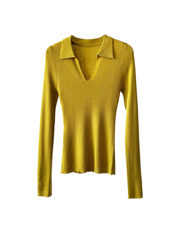 Džemper s V-izrezom, slim fit, dugi rukavi. Model 568
