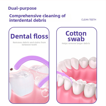 Dentálny niť Jian – ovocná príchuť, plastový materiál, jednorázová, 30–50 kusov v balení